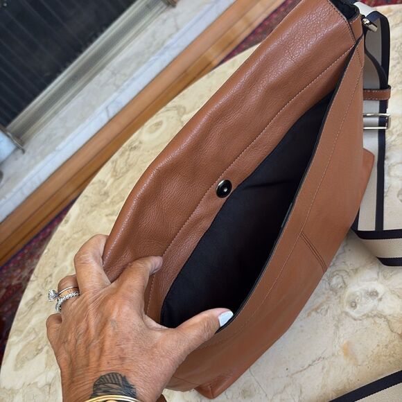 Coach Charles Leather Messenger Briefcase Laptop Bag Unisex - Picture 15 of 15